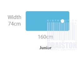 Wózki do mycia pacjentów w pozycji leżącej używane SEERS Shower Trolley JUNIOR - Praiston rekondycjonowany