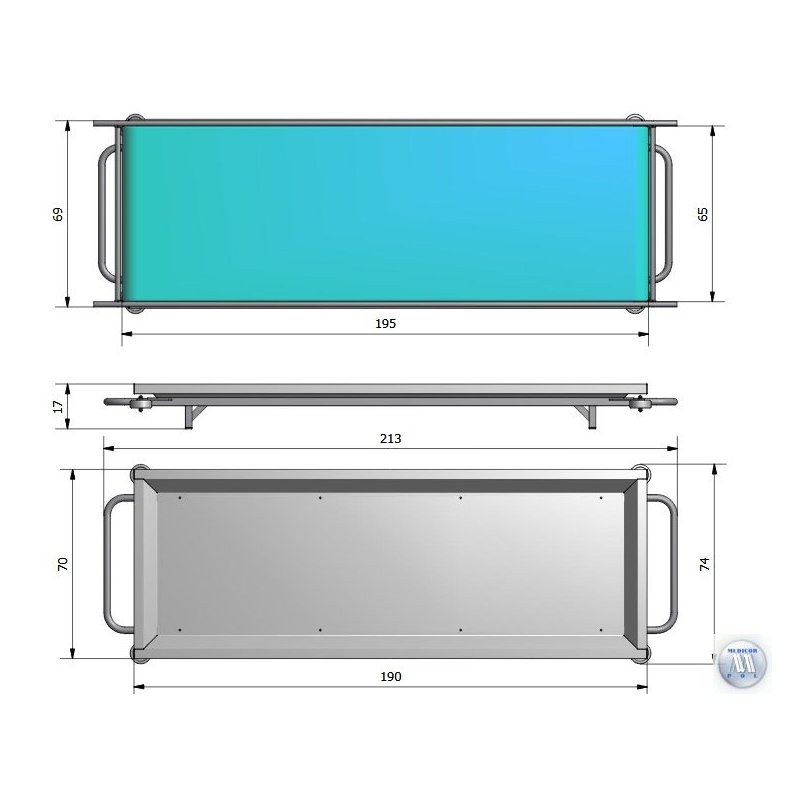 Wózki do przewożenia zwłok B/D LS