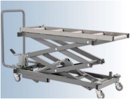 Wózki do przewożenia zwłok Pathomed podnośnikowy hydrauliczny