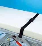 Wózki do transportu chorego w pozycji leżącej - akcesoria Merivaara 10000 0790