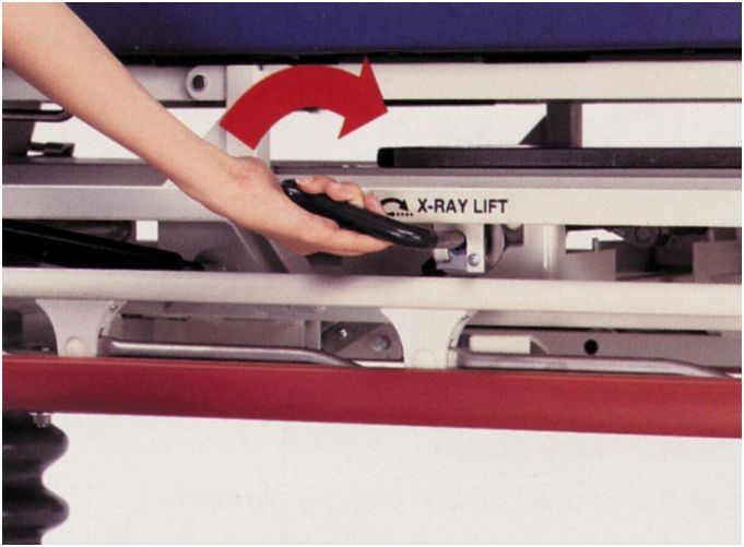 Wózki do transportu chorego w pozycji leżącej Baxter Trauma Stretcher