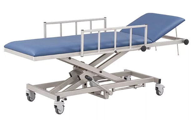 Wózki do transportu chorego w pozycji leżącej B/D do transportu z regulacją wysokości