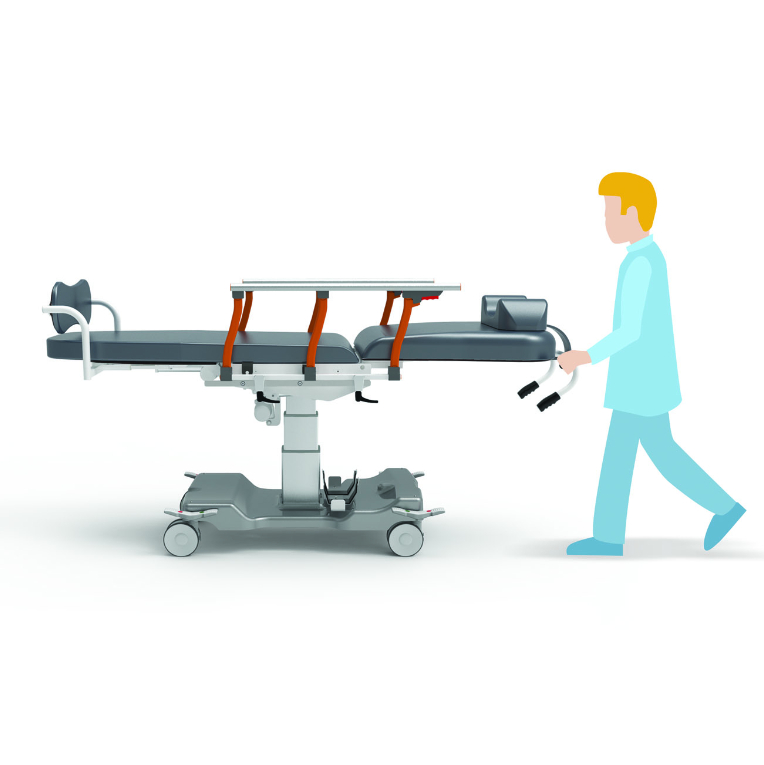 Wózki do transportu chorego w pozycji leżącej Gardhen bilance Athena 2.0