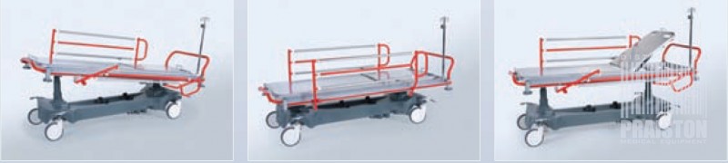 Wózki do transportu chorego w pozycji leżącej NITROCARE NHS 830 SD 04