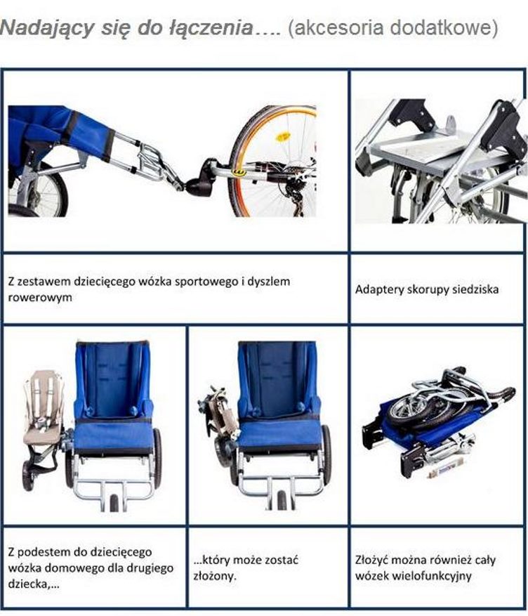 Wózki inwalidzkie dziecięce RehaNorm Multiroller