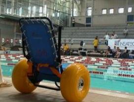 Wózki inwalidzkie plażowe (basenowe) NEATECH JOB