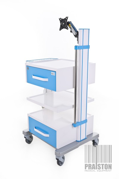 Wózki na aparaturę medyczną używane B/D  APAR-2 AR140-4 - Praiston rekondycjonowany