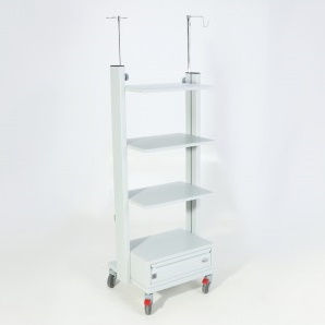 Wózki na aparaturę medyczną używane B/D Techmed - Praiston rekondycjonowany