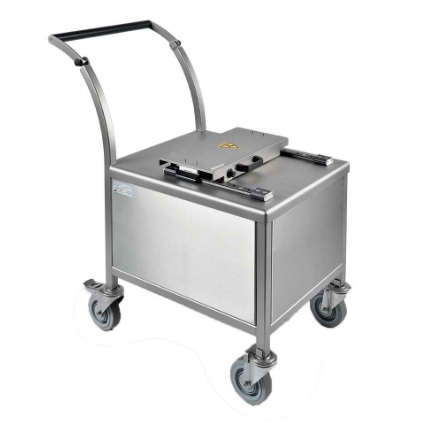 Wózki osłonne do pracowni medycyny nuklearnej Lemer Pax CHT