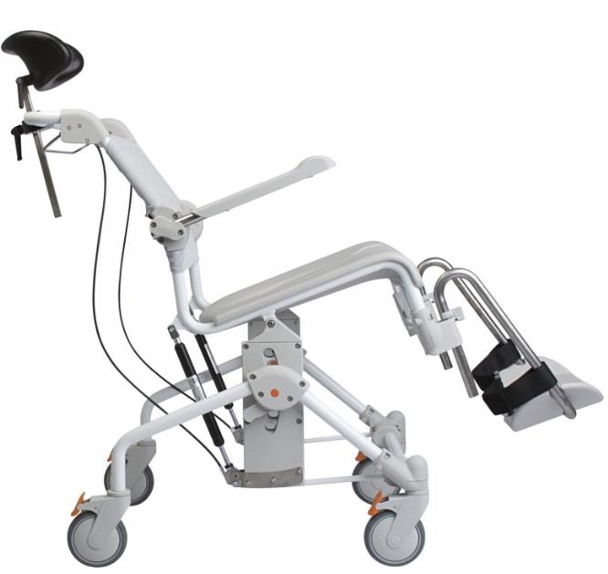 Wózki prysznicowo - sanitarne w pozycji siedzącej Etac AB Swift Mobile Tilt (manualny)