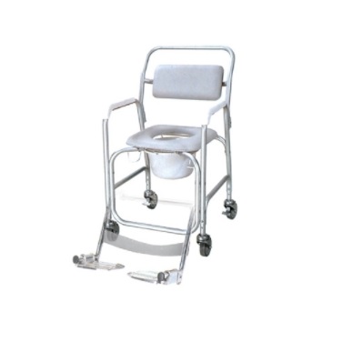 Wózki prysznicowo - sanitarne w pozycji siedzącej Mobilex Prysznicowy z wyjmowanymi podnóżkami