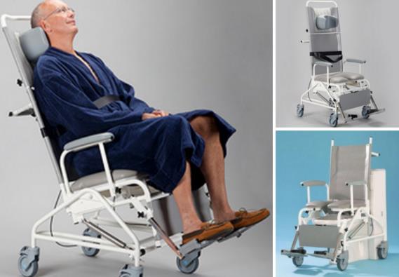 Wózki prysznicowo - sanitarne w pozycji siedzącej Prism Medical UK T80