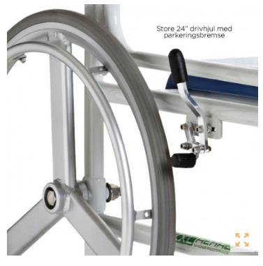 Wózki prysznicowo - sanitarne w pozycji siedzącej XXL-Rehab Wheeler B-71