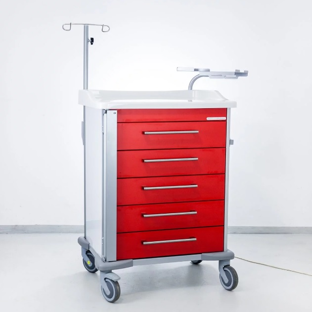 Wózki reanimacyjne, anestezjologiczne używane B/D MEDSTOR MC6525 - Arestomed rekondycjonowany