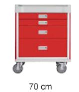 Wózki reanimacyjne i anestezjologiczne Bailida MX 28EMG