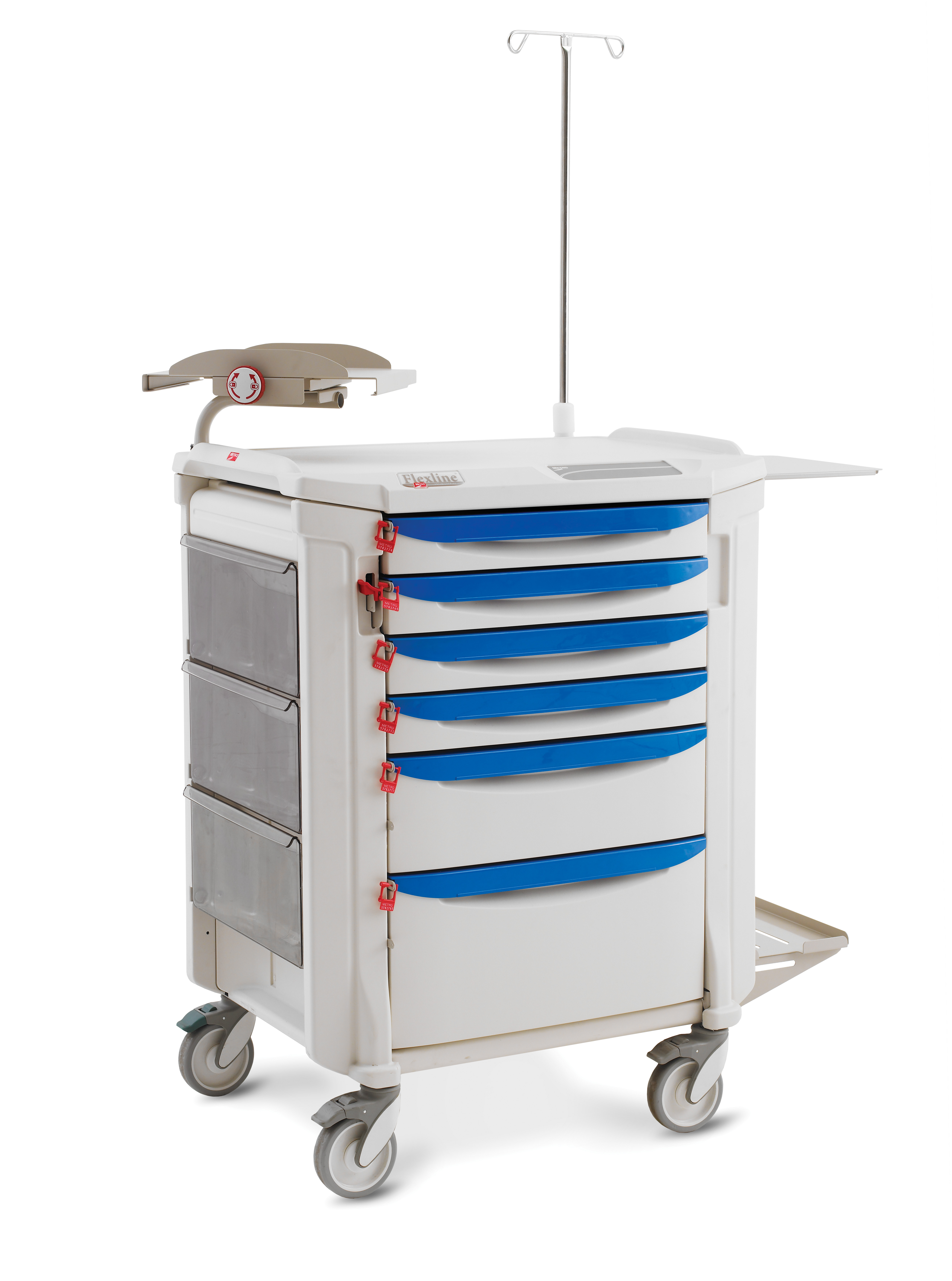 Wózki reanimacyjne i anestezjologiczne Metro Flexline
