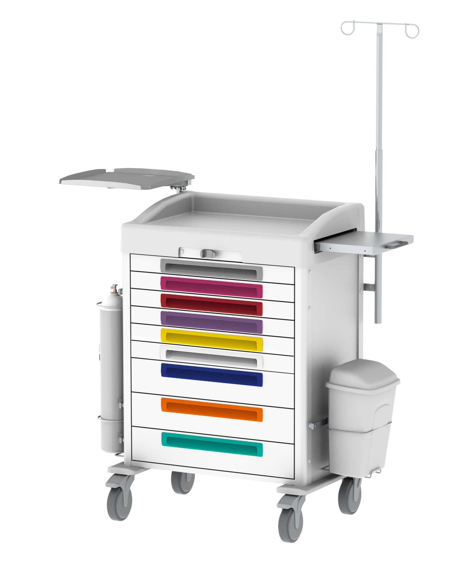 Wózki reanimacyjne i anestezjologiczne Pegasus Ecoline ratunkowe