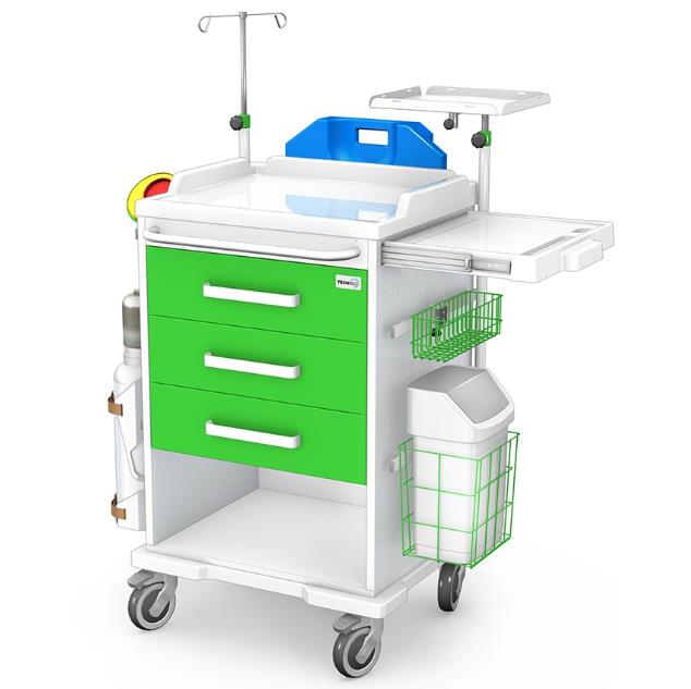Wózki reanimacyjne i anestezjologiczne TECH-MED Sp. z o.o. REN/ABS