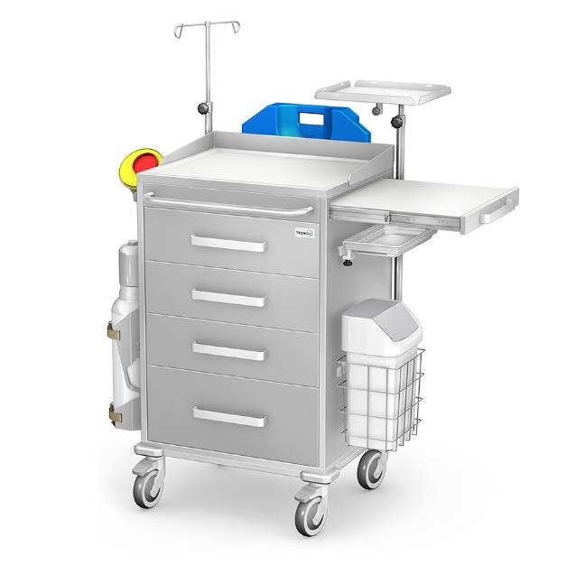 Wózki reanimacyjne i anestezjologiczne TECH-MED Sp. z o.o. REN/KO