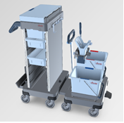 Wózki sprzątające Vileda A-B