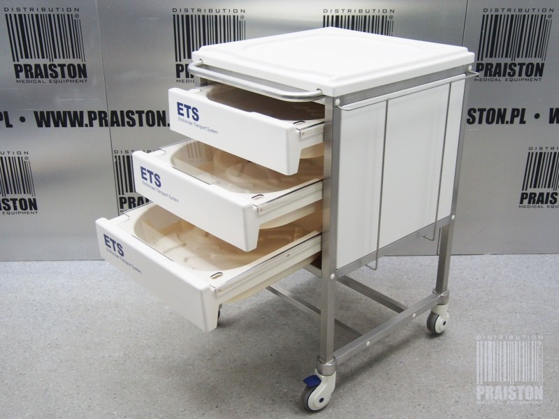 Wózki transportowe do endoskopów używane B/D Olympus ETS - Praiston rekondycjonowany