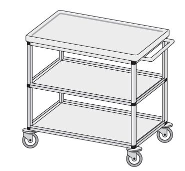 Wózki wielofunkcyjne TRIBO typ 7112