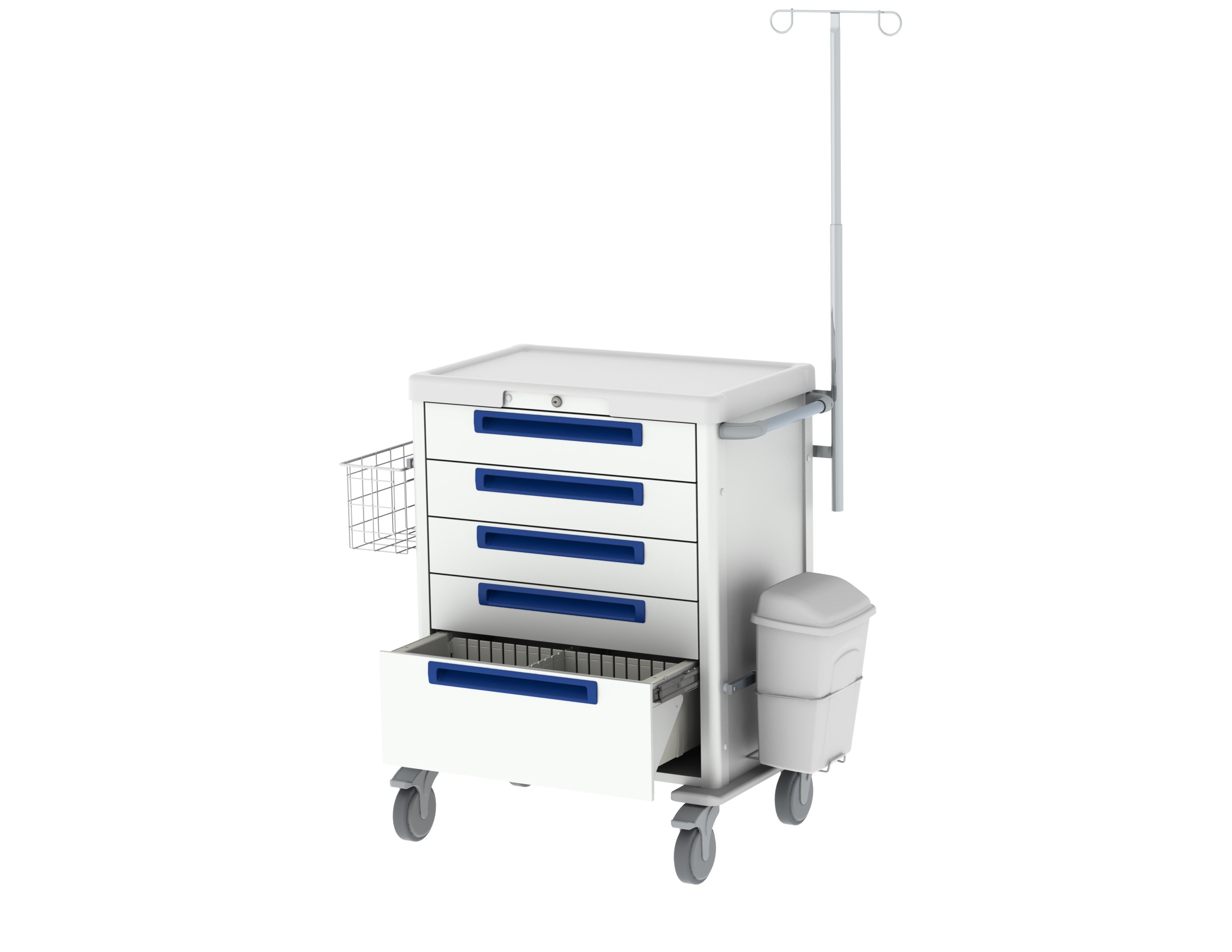 Wózki zabiegowe, organizacyjne i dokumentacyjne (szafki) Pegasus Ecoline