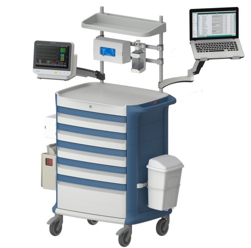 Wózki zabiegowe, organizacyjne i dokumentacyjne (szafki) Pegasus Poly zabiegowy