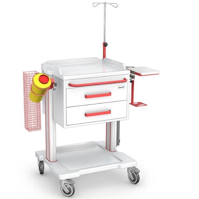 Wózki zabiegowe, organizacyjne i dokumentacyjne (szafki) TECH-MED Sp. z o.o. OPTIMUM/OZ