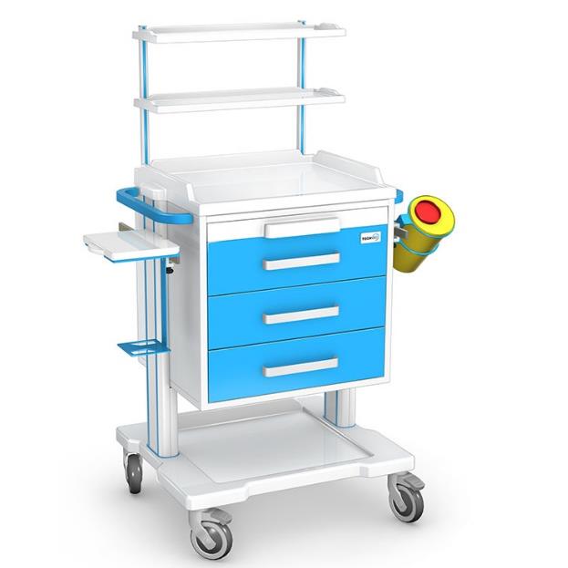 Wózki zabiegowe, organizacyjne i dokumentacyjne (szafki) TECH-MED Sp. z o.o. OPTIMUM/OZ