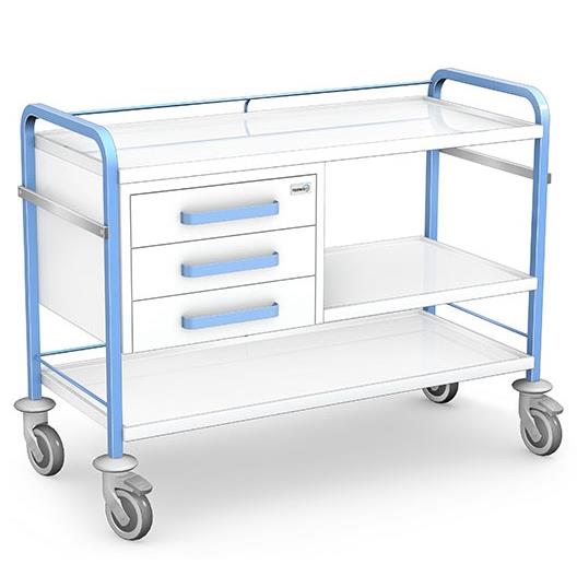 Wózki zabiegowe, organizacyjne i dokumentacyjne (szafki) TECH-MED Sp. z o.o. STKO/ST