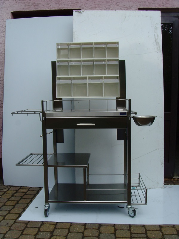 Wózki zabiegowe, organizacyjne i dokumentacyjne (szafki) TESA TESA