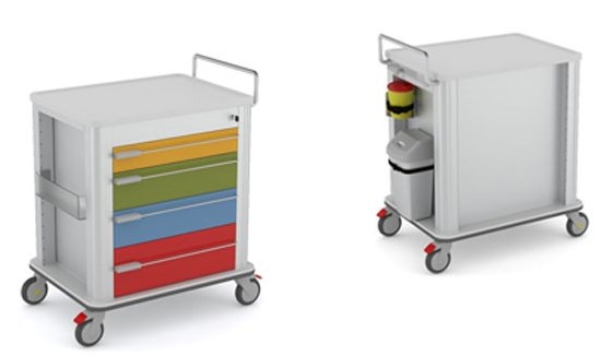 Wózki zabiegowe, organizacyjne i dokumentacyjne (szafki) Wegg Prolite Procedure
