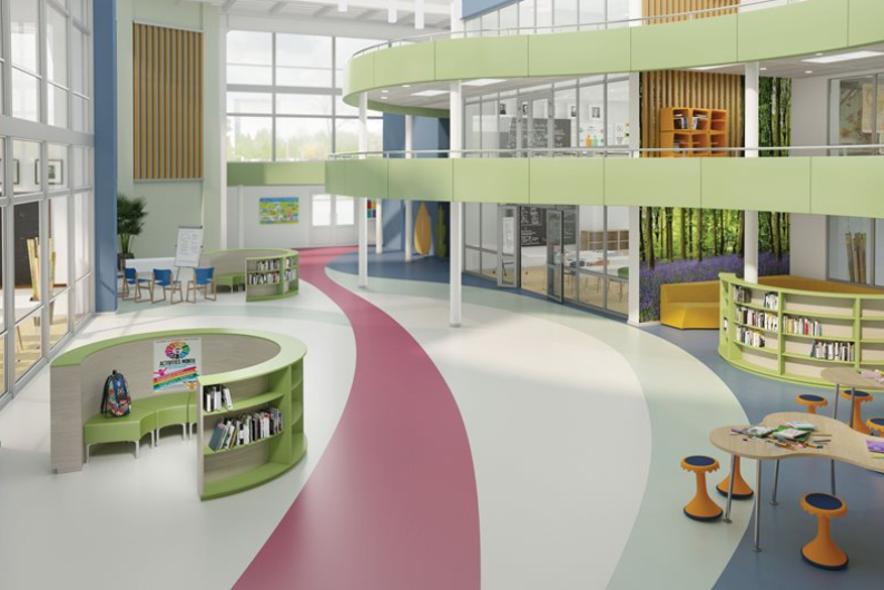 Wykładziny na podłogi do placówek medycznych Altro Suprema