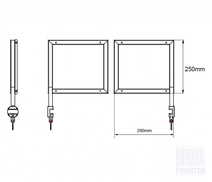 Wyposażenie stołów operacyjnych Uzumcu OM-200 (para)