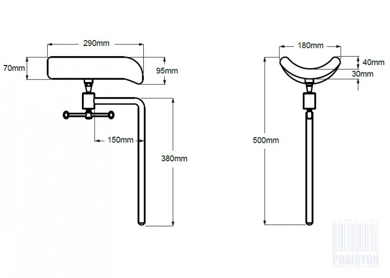 Wyposażenie stołów operacyjnych Uzumcu OM-220 (para)
