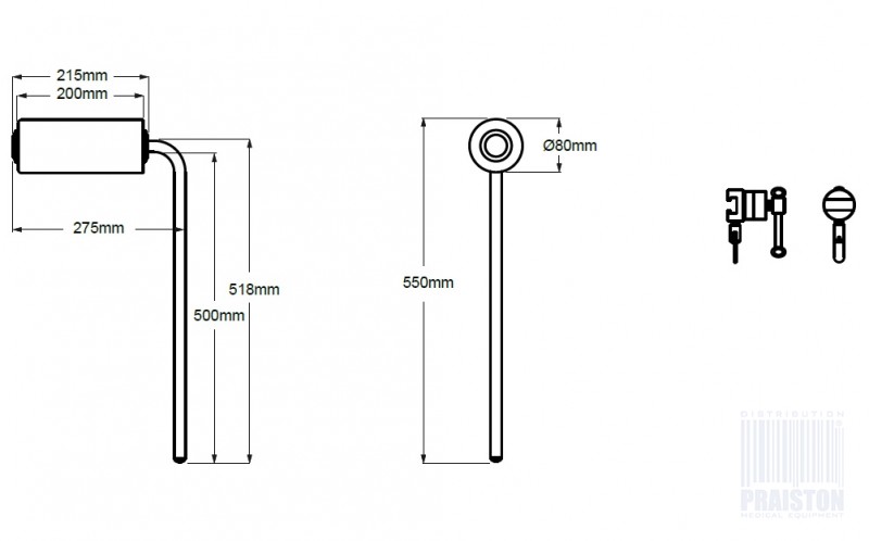 Wyposażenie stołów operacyjnych Uzumcu OM-250