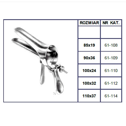 Wzierniki ginekologiczne wielorazowe Sintraco Cusco