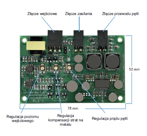 Wzmacniacze pętli indukcyjnej Univox MLS-1