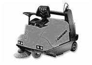 Zamiatarki Karcher KMR 1250 BAT czarna