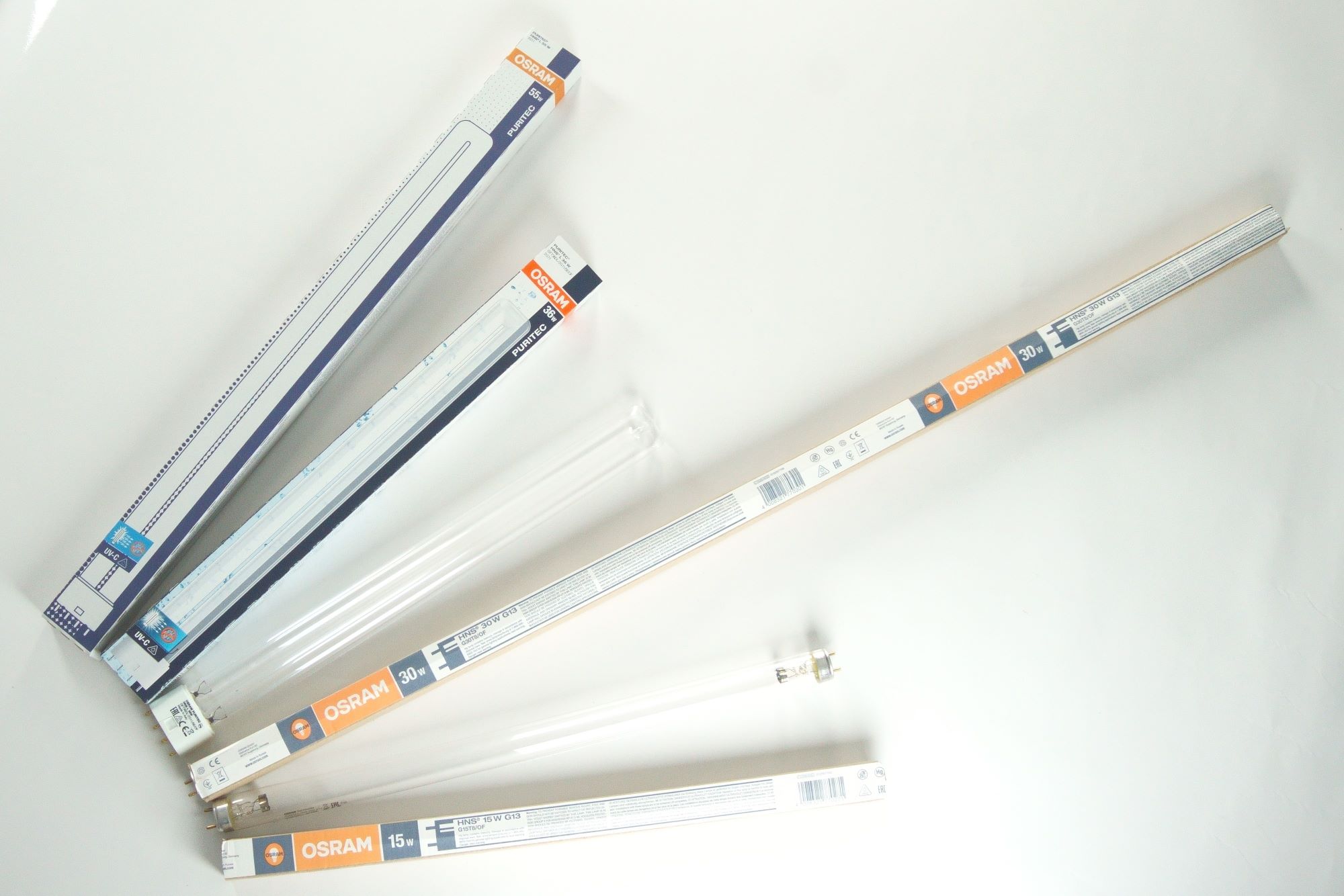 Żarówki  do lamp UV ULTRAVIOL Promienniki bakteriobójcze UVC