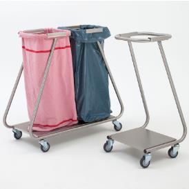 Zbieracze odpadów otwarte z obręczami na worki Becker zbieracze