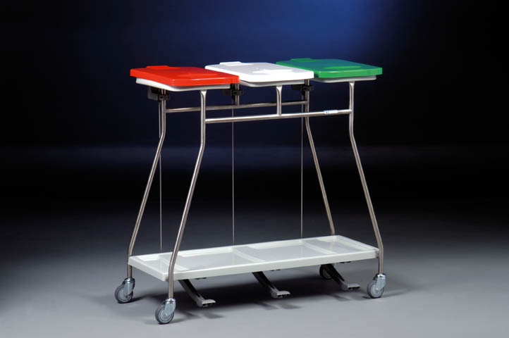 Zbieracze odpadów otwarte z obręczami na worki Hammerlit MS365LTD