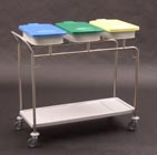 Zbieracze odpadów otwarte z obręczami na worki Hammerlit MS395L