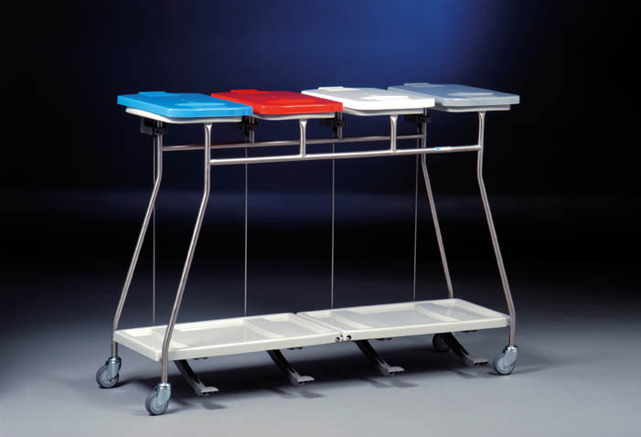 Zbieracze odpadów otwarte z obręczami na worki Hammerlit MS465LT