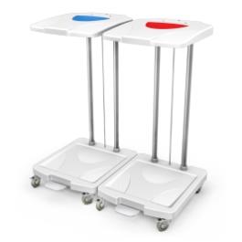 Zbieracze odpadów otwarte z obręczami na worki TECH-MED Sp. z o.o. MB