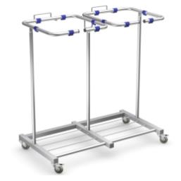 Zbieracze odpadów otwarte z obręczami na worki TECH-MED Sp. z o.o. WZ