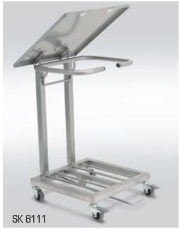 Zbieracze odpadów otwarte z obręczami na worki TRIBO SK 8111/02