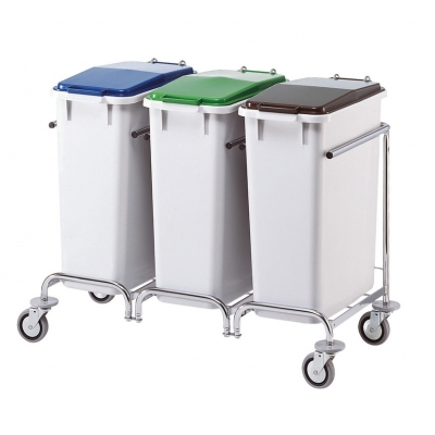 Zbieracze odpadów otwarte z obręczami na worki Vermop LEIPZIG