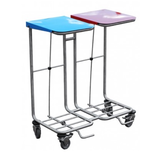 Zbieracze odpadów otwarte z obręczami na worki Wiejak WDW